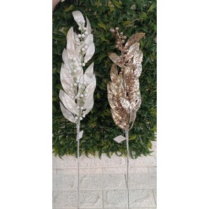 HASTE FG01 COM 3 GALHOS CHAMAPGNE/DOURADO 70CM