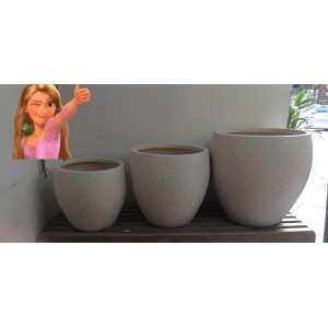 VASO COD3169 TRIO PLASTICO G 44X45CM  M37X37CM  P31X30CM