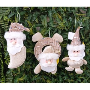 ENFEITE NTD10607 BONECOS NATALINOS 13CM