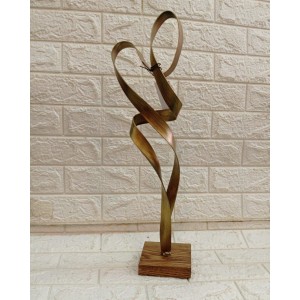 ESCULTURA 21565 EM METAL A56CM