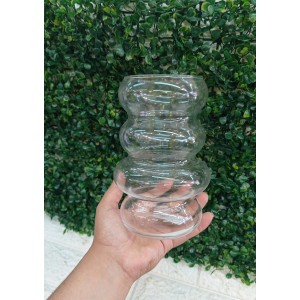 VASO GC0254 DE VIDRO ARCOS 17,5CM