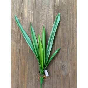 FOLHA DE ORQUIDEA 63807 SILICONE A55CM 7FOLHAS FOLHA 3,3X40CM