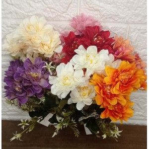 FL BUQUE DJ-059 DE CRISANTEMO POPULAR C/ 5G A30XL15CM