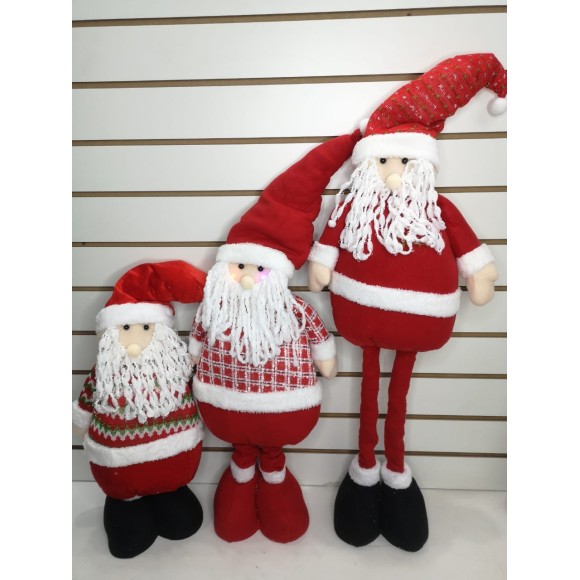 ENFEITE NTD10127 PAPAI NOEL C/ PERNAS QUE CRESCEM EM LED A83XL27CM