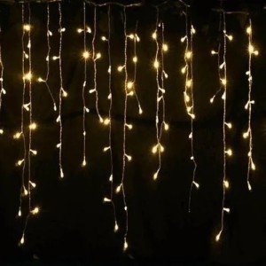 CASCATA NTL1240Q127V BRANCO QUENTE (C/ 8 FUNCOES) DE NATAL 4,3 METROS 240 LEDS
